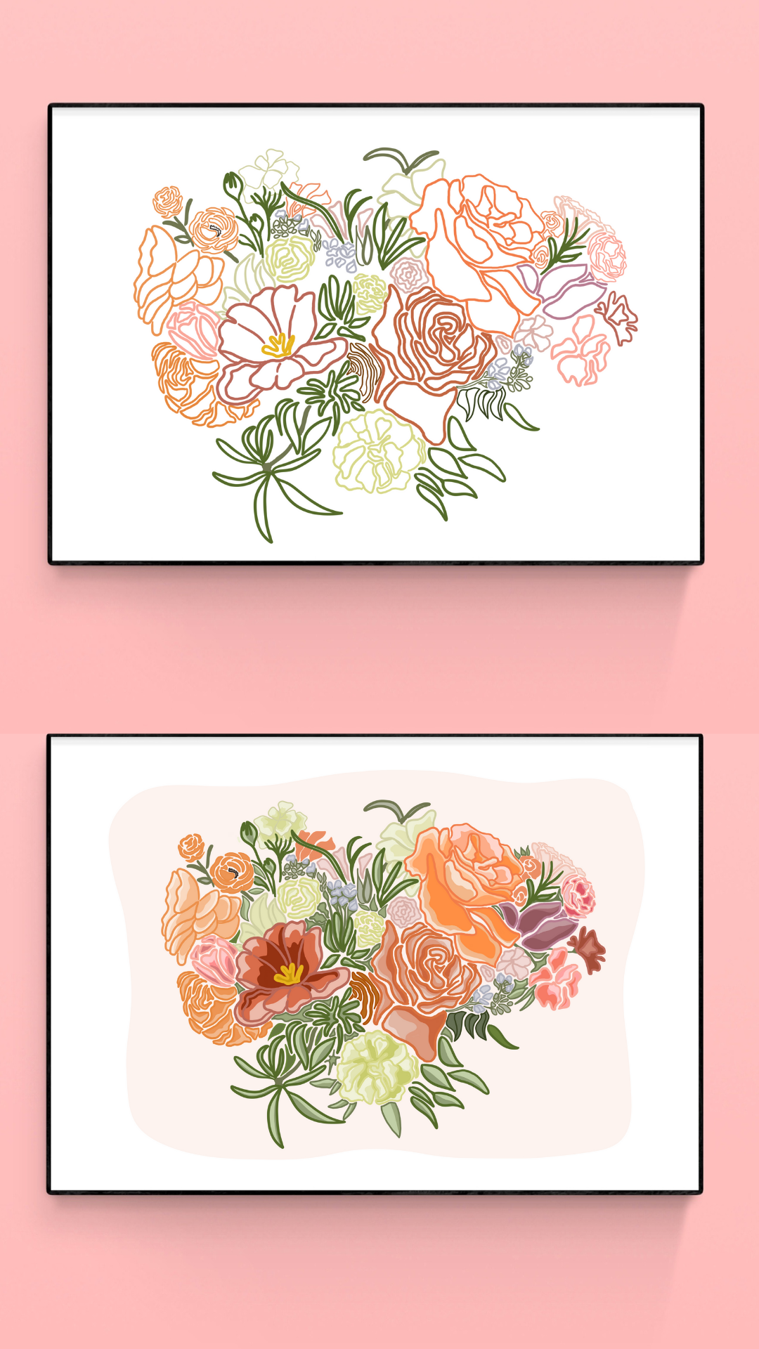 Custom Wedding Bouquet Print