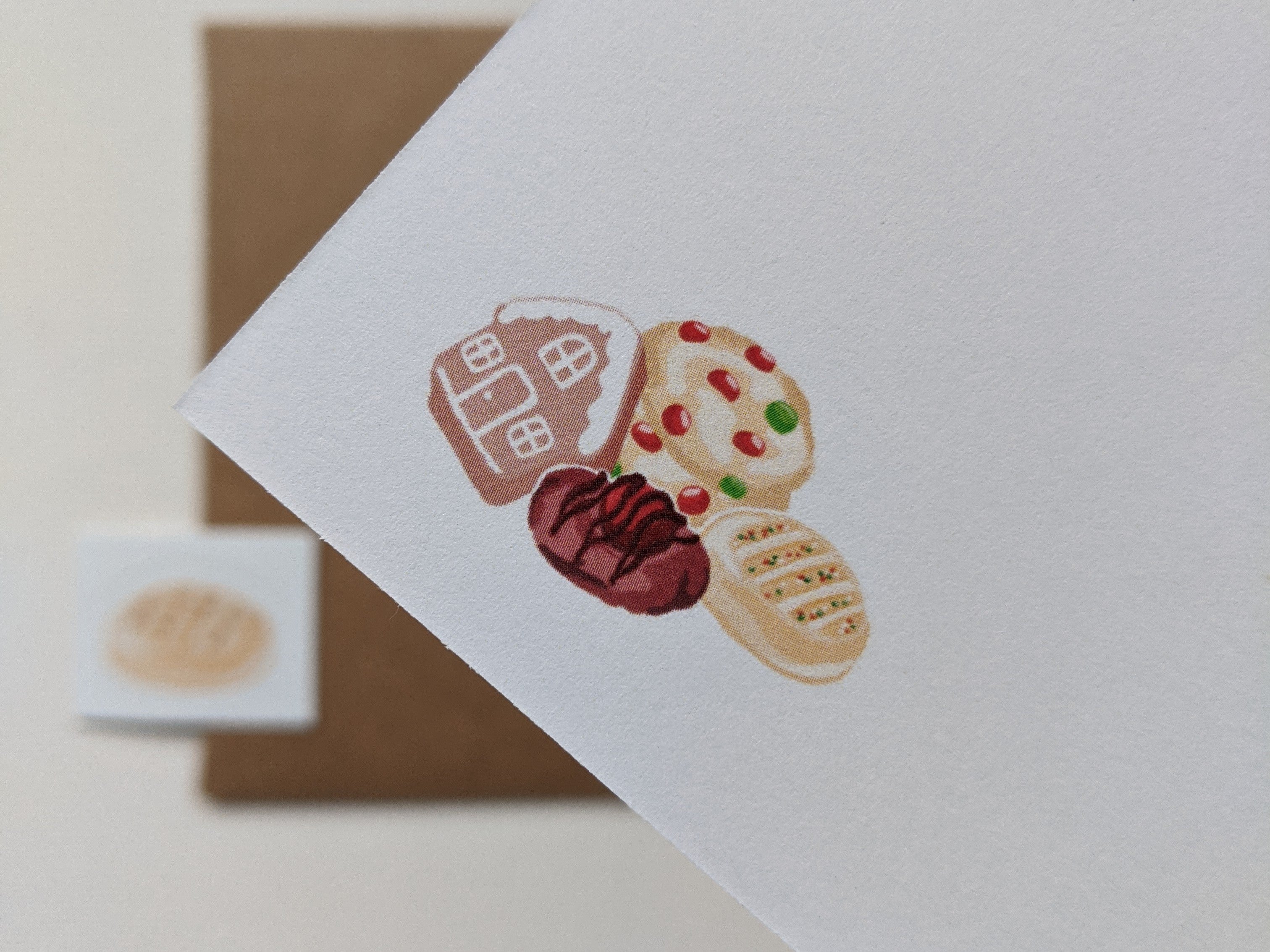 Sugar Cookie Blank Christmas Card, 4.25" x 5.5"